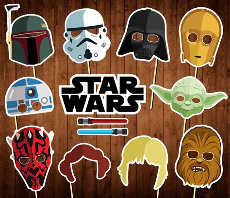 Star Wars Photo Booth Props Printable